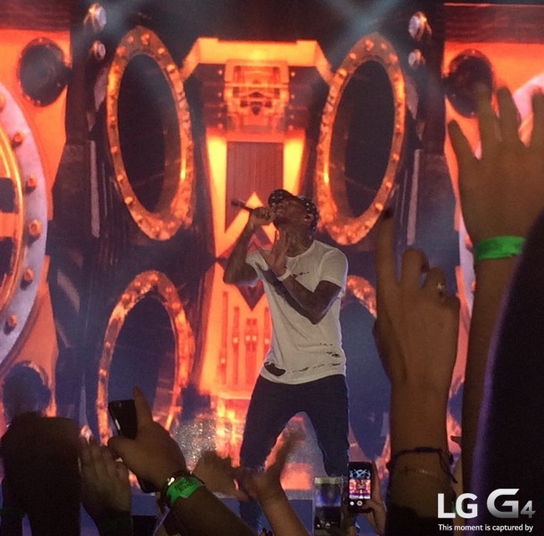Chris Brown Concert Taken by the LGG4
